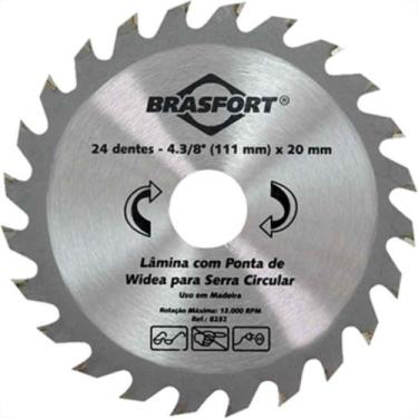 Imagem de Serra Circ.Widea Brasfort 4.3/8X24X20 8232