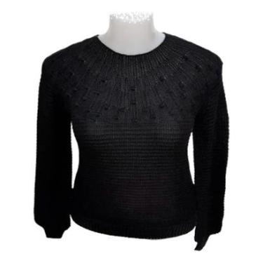 Imagem de Suéter Blusa De Frio Feminina Tricot Premium Inverno Plus Lã-Feminino