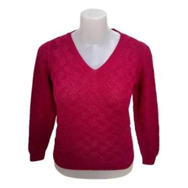 Imagem de Suéter Blusa De Frio Feminina Tricot Premium Inverno Plus Lã-Feminino