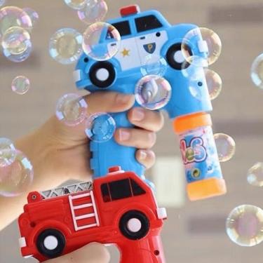 Imagem de Lança Bolha Brinquedo maquina de sabão bombeiro som - Bubble Gun