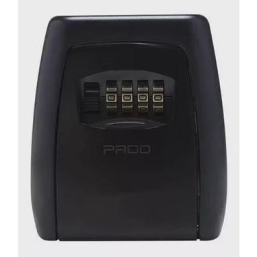 Imagem de Mini Cofre De Parede Para Chaves Jóias Dinheiro Pado - Preto