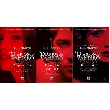 Imagem de Kit 3 livros Diários do vampiro Caçadores Espectro + Canção da lua + destino