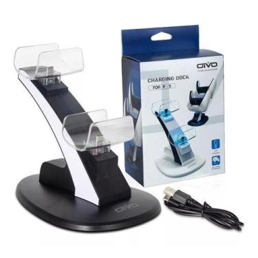 Imagem de Carregador Para Controle De Compativel com play 5 e ps5 Carga Ultra Rá