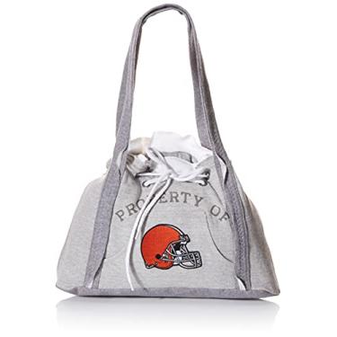 Imagem de Littlearth Bolsa feminina NFL Buffalo Bills BCA com capuz, 24 cm x 39 cm x 10 cm, cinza