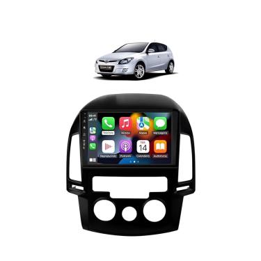 Imagem de Kit Multimidia I30 2009 / 2012 Ar Analogico Carplay AndroidAuto 9 Pol - Roadstar 908BR