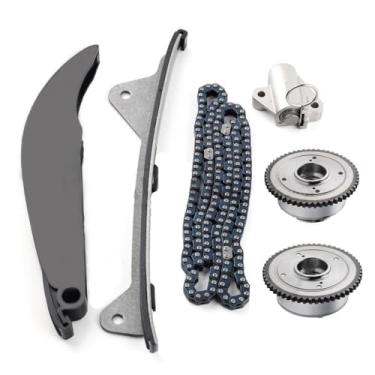 Imagem de 24321-2E010 Kit de corrente de distribuição do motor com roda dentada de engrenagem VVT de admissão e escape compatível com Hyundai Veloster Kona Tucson Kia Seltos G4NH 2.0L 2015 to Up Replace# 24350