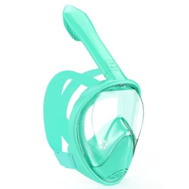 Imagem de Hydiview Máscara De Mergulho Infantil Com Snorkel, Equipamento De Mergulho Para Crianças De 2 A 14 Anos Com Suporte Para Câmera, Conjunto De Mergulho Com Snorkel Com Vista Panorâmica De 180 Graus, A
