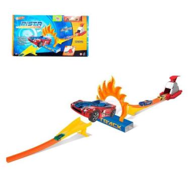 Imagem de Pista Carrinhos De Corrida Com Lançador Brinquedo Infantil - Wellmix
