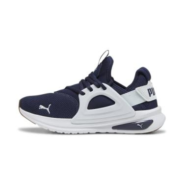 Imagem de PUMA Tênis Softride Enzo Evo masculino, Puma Azul marinho - prata - névoa branca, 10