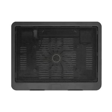 Imagem de Base para Notebook com Cooler, 14 Polegadas, Ventilador 13cm, USB, Altura Ajustável, Preto