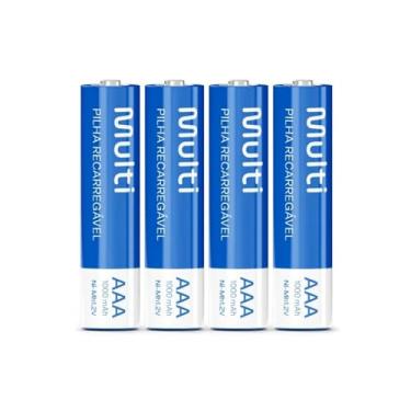 Imagem de Pilha Recarregavel com 4 Unidades AAA 1000mAh Ref: CB050