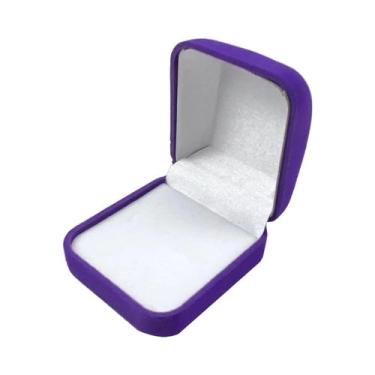 Imagem de Caixa Organizadora para Jóias - Azul, Vermelho e Preto, Roxo Interno B