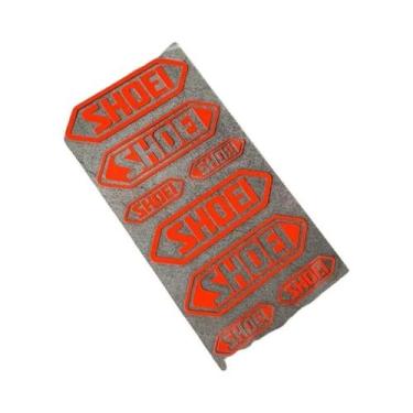 Imagem de Adesivos Refletivos Coloridos para Capacete SHOEI - À Prova D'Água, um