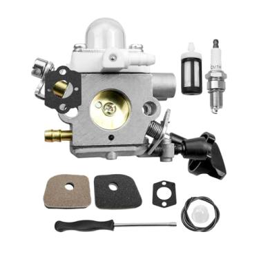 Imagem de NTSUMI Carburador de carburador adequado para Stihl BR200 substituição de soprador de mochila 4241-120-0625 C1M-S219, gerador com filtro de ar kit de ajuste kit de conversão de combustível triplo