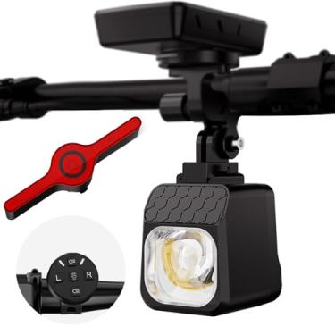 Imagem de Luz de bicicleta, luzes de bicicleta Conbby para passeios noturnos, IPX5 5+5+3 modos, conjunto de farol e lanterna traseira de bicicleta ultra brilhante de 1600LM para estrada, montanha