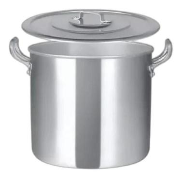 Imagem de Caldeirão Hotel em Alumínio 32cm 22l - Alta Qualidade - Sao Jorge