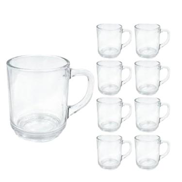 Imagem de 8 Canecas De Vidro Lisa 250ml