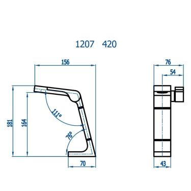 Imagem de Torneira De Mesa Para Lavatorio Fani Essence Cromada 1207 C420