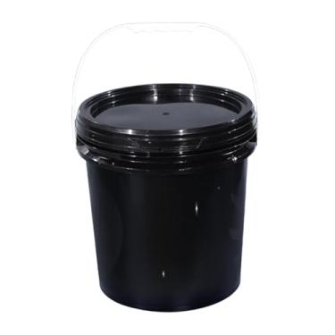Imagem de DimyFew Balde multifuncional resistente com alça, recipiente para armazenamento de alimentos, jardinagem, tinta, água, construção, 10l
