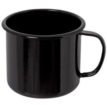 Imagem de Caneca Esmaltada Mãe Ágata Ewel 0,160L - Preto