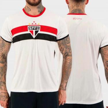 Imagem de Camisa São Paulo Masculina Stencil Oficial Licenciada - Braziline, Bra