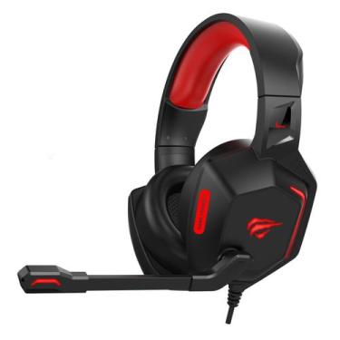 Imagem de Fone De Ouvido Gamer Preto E Vermelho - Lenox