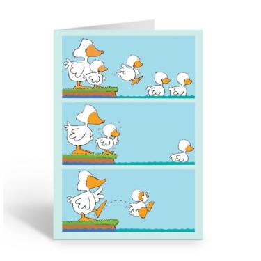 Imagem de Stonehouse Collection | Cartão engraçado da amizade do pato para qualquer ocasião | Cartão de agradecimento | Perfeito para correspondência genérica, aniversários ou apenas porque! | Cartão único 10 x