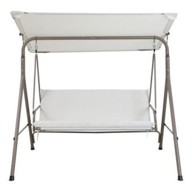 Imagem de Cadeira De Balanco 3 Lugares Taupe 153X170 Cm Suporta 220 Kg - Just Ho