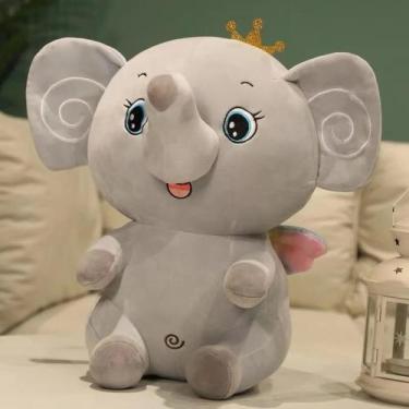 Imagem de Bebê Elefante com Asas super fofo Antialérgicos 30cm Brinquedo - BONET