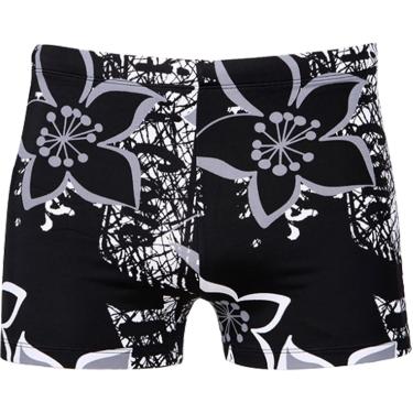 Imagem de Shorts De Natação De Tamanho Grande Calças De Natação Plus Size Troncos De Natação Adicionar Fertilizante E Irease Shorts De Na, Big Black Flower, 6XL (waist 3.8-4.2 feet)