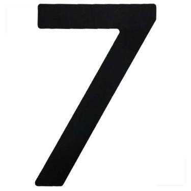 Imagem de Numeral para Velas Optimist IODA Preto Número Sete - Optiparts