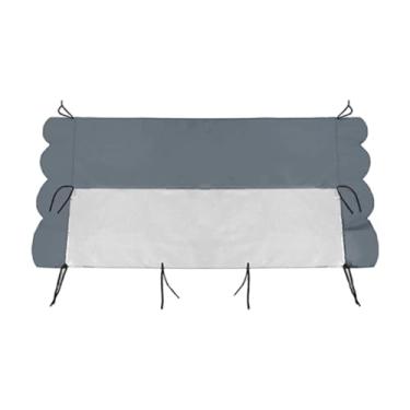 Imagem de MERIGLARE Cobertura de chuva para empilhadeira, toldo superior com cobertura de claraboia de PVC transparente, à prova d'água para neve, capacidade de, Cinza Claro 105x140cm