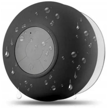 Imagem de Caixa Som Banheiro Prova D'Água Bluetooth Preta - Personal