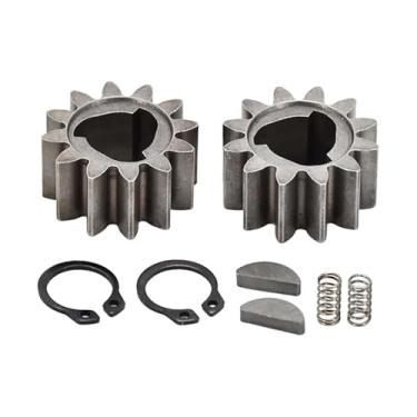 Imagem de IEUDNS Kit de engrenagens de transmissão para cortador de grama, substitui, chaves, mola, clipes 12 dentes 42661-ve2-800 para HRB215 Hrm215 Hrs216
