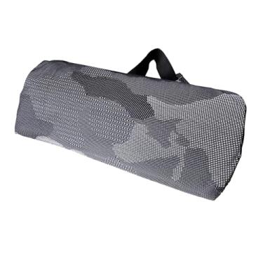 Imagem de Bothyi Almofada de cabeça para espreguiçadeira ao ar livre, almofada de encosto de cabeça para cadeiras de praia com faixa elástica, acessórios, de fácil de, Camuflagem Negra