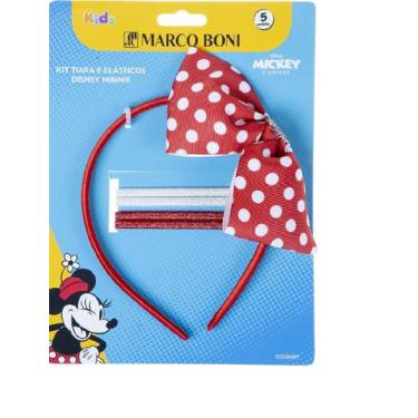 Imagem de Kit tiara e elasticos disney minnie marco boni 8558