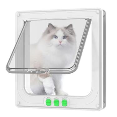 Imagem de Rrlihjgu Porta Para Cães Para Parede | Porta Dupla Sentido para Cães Segura - Portão Transparente Dupla Abertura Seguro para Gatos Cachorros Casa Apartamento Animal Doméstico