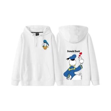 Imagem de Moletom com Capuz Anime Feminino Pato Donald e Margarida - Outono/Inve
