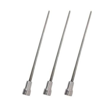 Imagem de 3x Espeto Mini Inox Lâmina 50cm Churrasco Coração Laurind - INOX LAURI