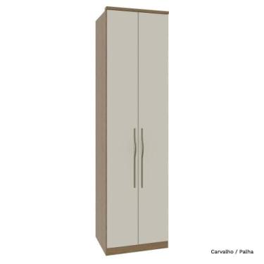 Imagem de Guarda Roupa Modulado 02 Portas com Prateleiras 245cm Altura Setiba - 