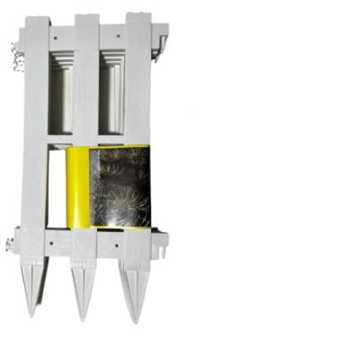 Imagem de Kit Cercas Plástica Decorativa Cerquinha de Jardim Inglês Alta 50cm(Branco,10-2.80m)