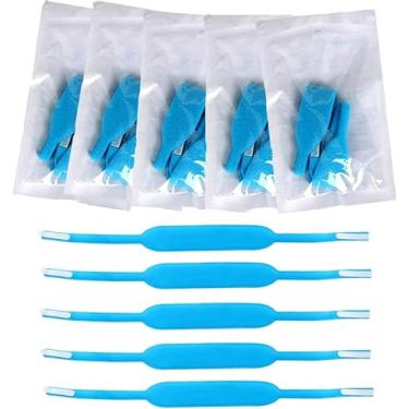 Imagem de 5 Unidades / 10 Unidades De Suporte Para Tubo De Traqueostomia, Colar De Traqueostomia, Dispositivo Fixo De Traqueostomia Ajustável Alça De Traqueia Alças De Traqueia De Pescoço, 5pcs