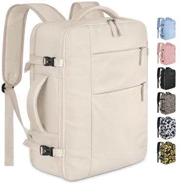 Imagem de Mochila de viagem Capolo impermeável para mulheres e homens, laptop de 20 litros e 17 polegadas