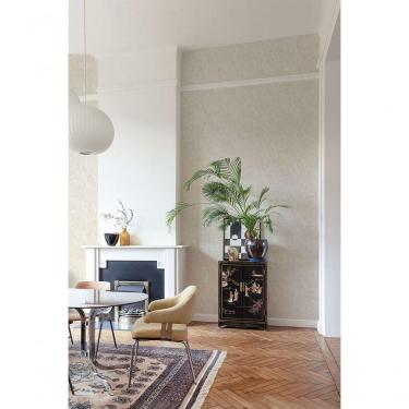 Imagem de Papel De Parede Maison Folhagem Bege Mn2001