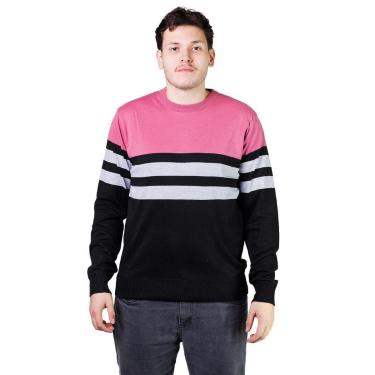 Imagem de Suéter Tricôt Masculino Broken Rules 590166 Rosa-Masculino