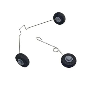 Imagem de RC Airplane Landing Gear Replace Kit Landing Gear Wheel Set for RC Airplane Helicopter DIY Model Plane Replace Part