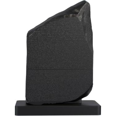 Imagem de Estátua Escultura Pedra de Roseta - Rosetta Stone (Cor Preto)