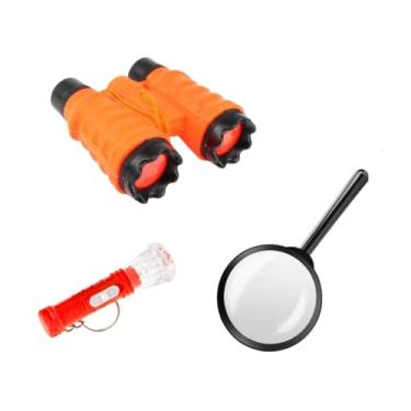 Imagem de Kit Detetive Infantil Binóculo Lupa Lanterna Adventure