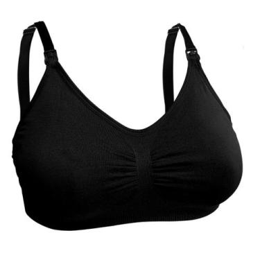 Imagem de Sutia Amamentação Reforçado Lingerie Roupa Maternidade Bojo - SOPHIA M