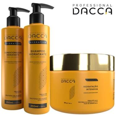 Imagem de Kit Shampoo Condicionador Máscara De Hidratação Profissional - DACCA P